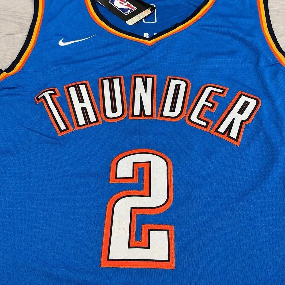 Oklahoma City Thunder Swingman Blue Shai Gilgeous-Alexander Jersey 50 / L